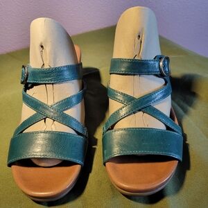 Dansko Ana Teal Sandal size 36